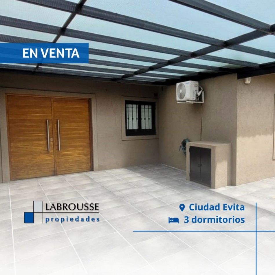 CASA CIUDAD EVITA VENTA 
